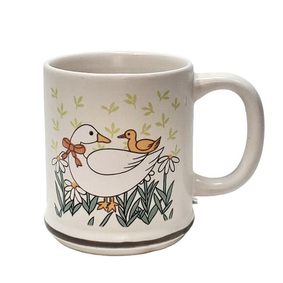 Duck Duckling Coffee Tea Mug by Sunny Korea 21181 Duck Lover Vtg Animalcore - Picture 1 of 10